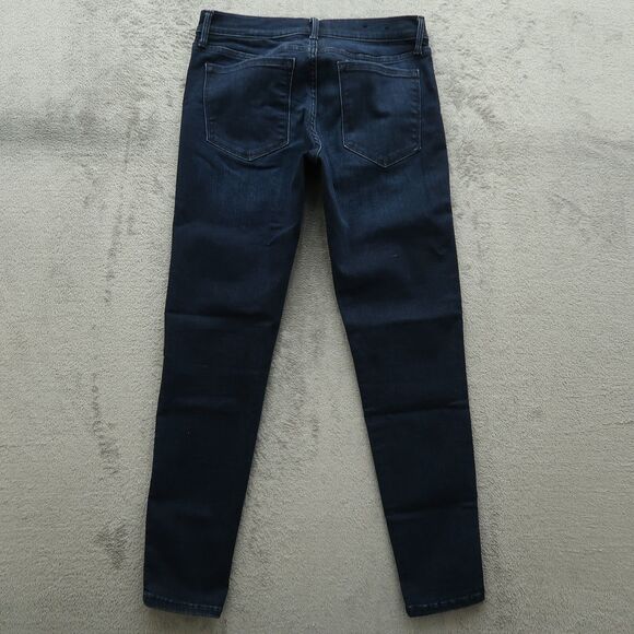Banana Republic Jeans Womens Size 27 Blue Low-Rise Skinny Denim Pants 27" Inseam - Picture 11 of 16